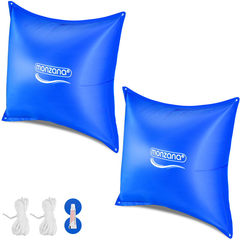 foto del prodotto cuscino per piscina fino a 20 c cuscini ad aria xl o xxl incl. corda pvc doppia cucitura valvola di sicurezza occhielli 2x 120x120cm poolkissen de 