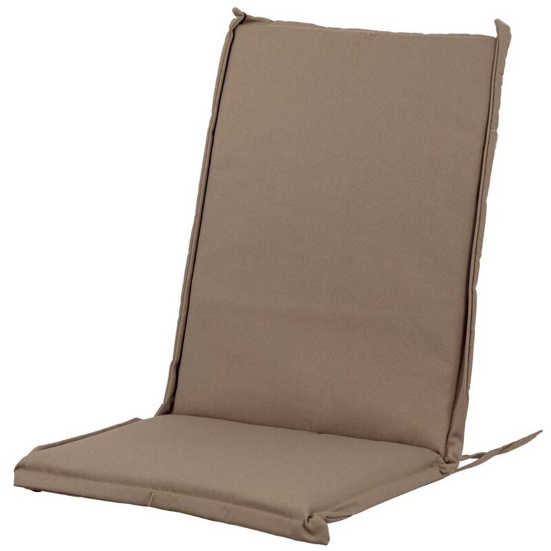 foto del prodotto cuscino per poltrona sedia sdraio relax sediva da giardino esterno tessuto resistente imbottito reclinabile sfoderabile medio tabacco marvin