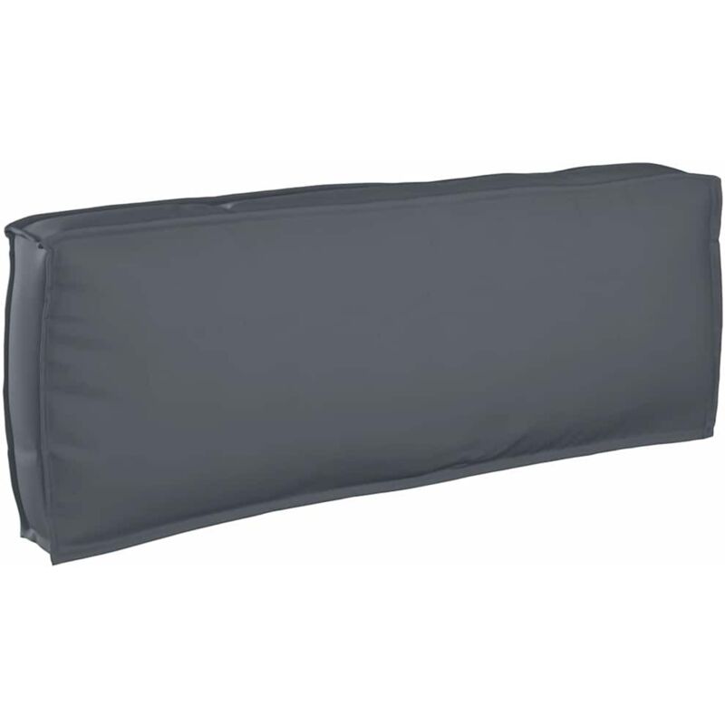 foto del prodotto cuscino per schienale pallet antracite 120 x 40 x 12 cm vidaxl