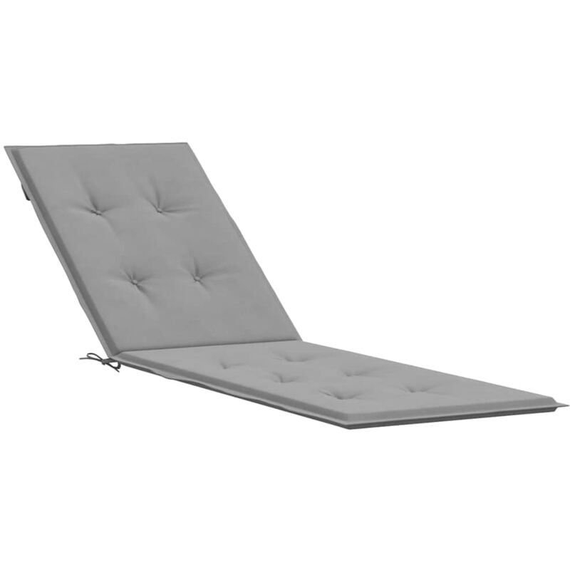 foto del prodotto cuscino per sdraio grigio (75+105)x50x4 cm vidaxl