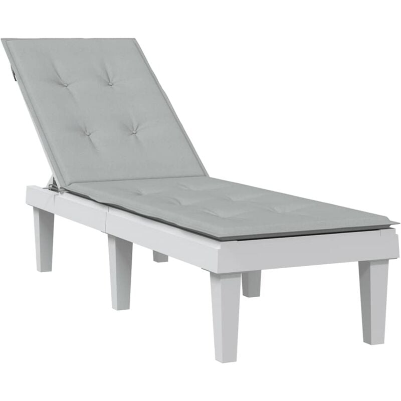 foto del prodotto cuscino per sdraio grigio chiaro m lange 75 105 x50x3 tessuto vidaxl