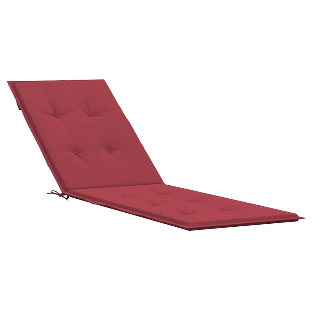 foto del prodotto cuscino per sdraio rosso vino 75 105 x50x3 cm cod mxl 54716