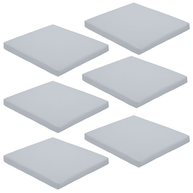 foto del prodotto cuscino per sedia da giardino, cuscini per sedia resistenti all acqua 50x44x5 cm, cuscino per interni ed esterni con lacci sicuri, cuscini per sedia