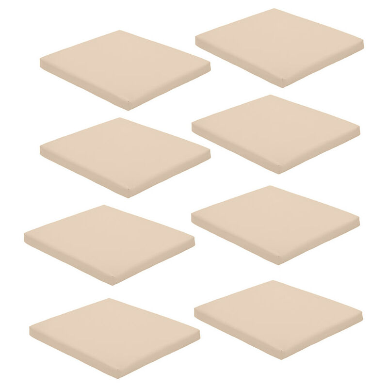 foto del prodotto cuscino per sedia da giardino, cuscini per sedia resistenti all acqua 50x44x5 cm, cuscino per interni ed esterni con lacci sicuri, cuscini per sedia