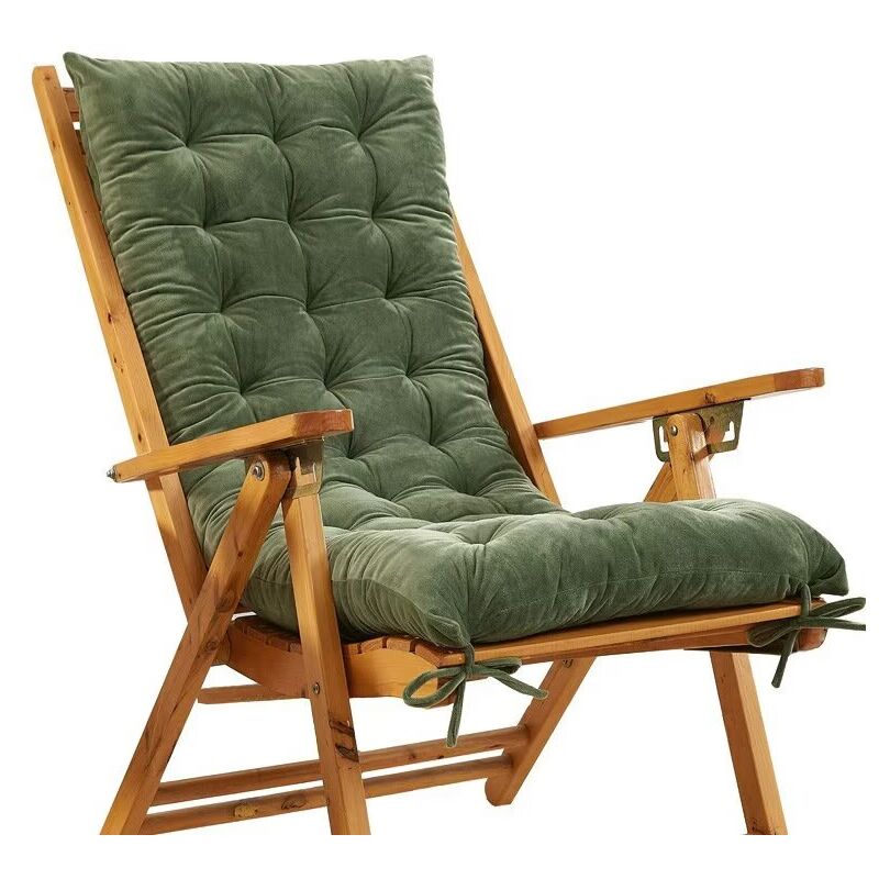 foto del prodotto cuscino per sedia da giardino cuscino per sedia da giardino comodo e spesso ideale per uso interno ed esterno 48x150cm verde