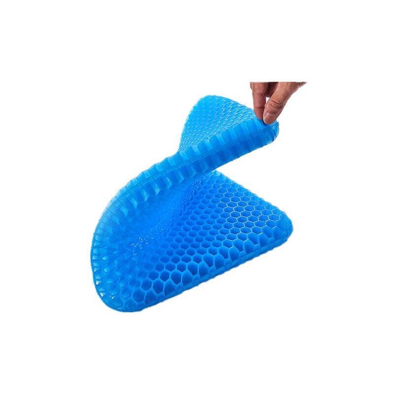 foto del prodotto cuscino per sedia, gel traspirante, cuscino antidecubito, sollievo dalla pressione ortopedico con rivestimento antiscivolo, per