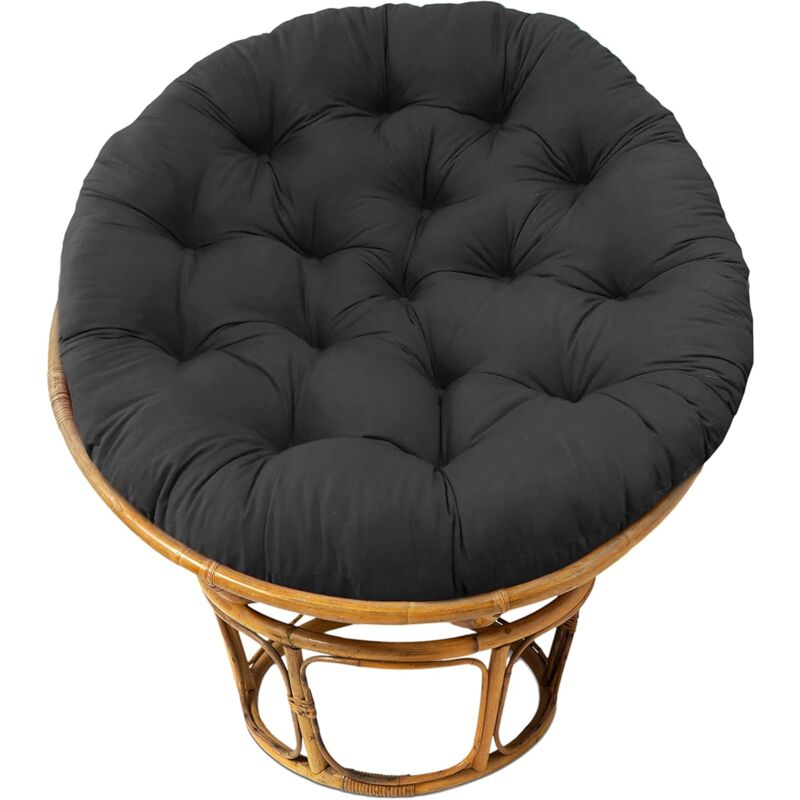 foto del prodotto cuscino per sedia spesso cotone morbido imbottito seduta da pavimento standard 60 cm rotondo cuscino per sedia sedia a dondolo per patio,