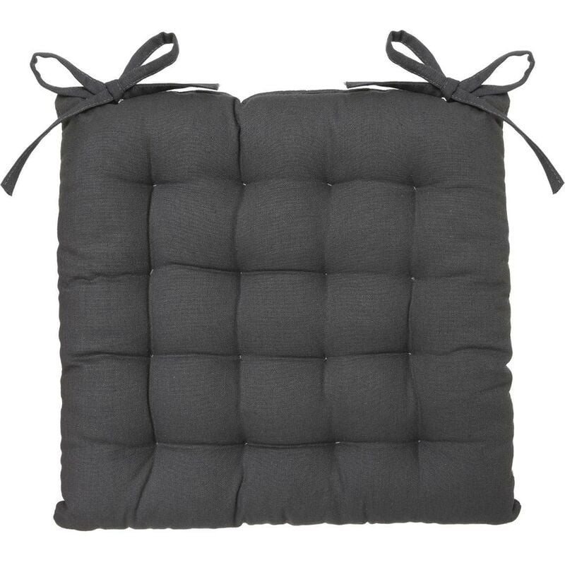 foto del prodotto cuscino per sedie atmosphera grigio scuro 38 x 38 cm
