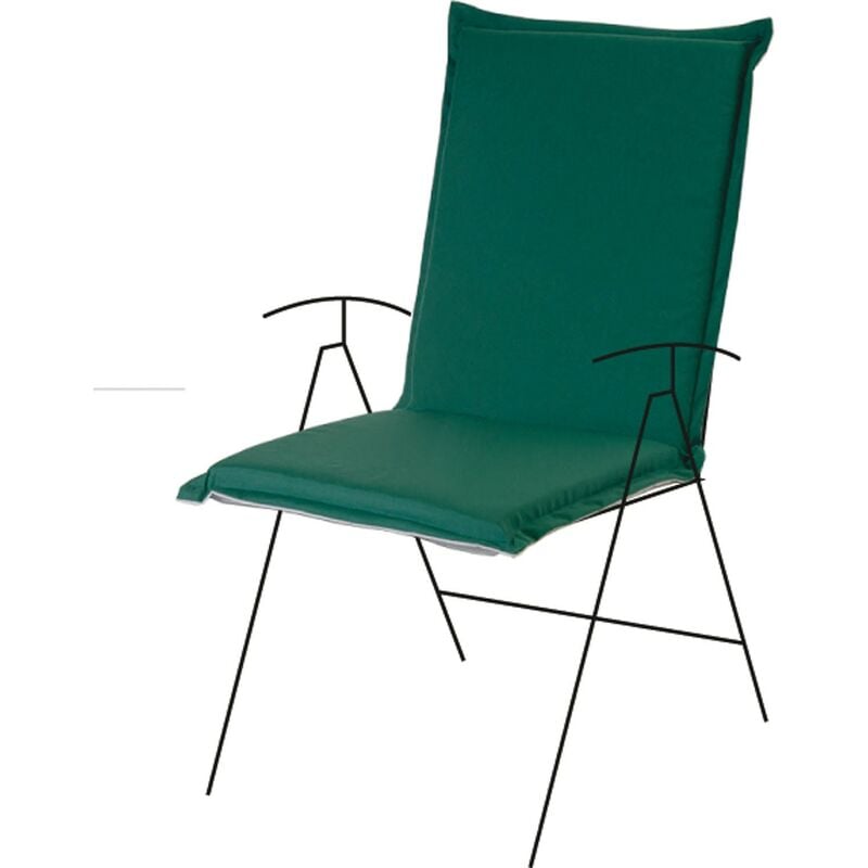 foto del prodotto cuscino per sedie poltrone con schienale basso zippo fabotex green