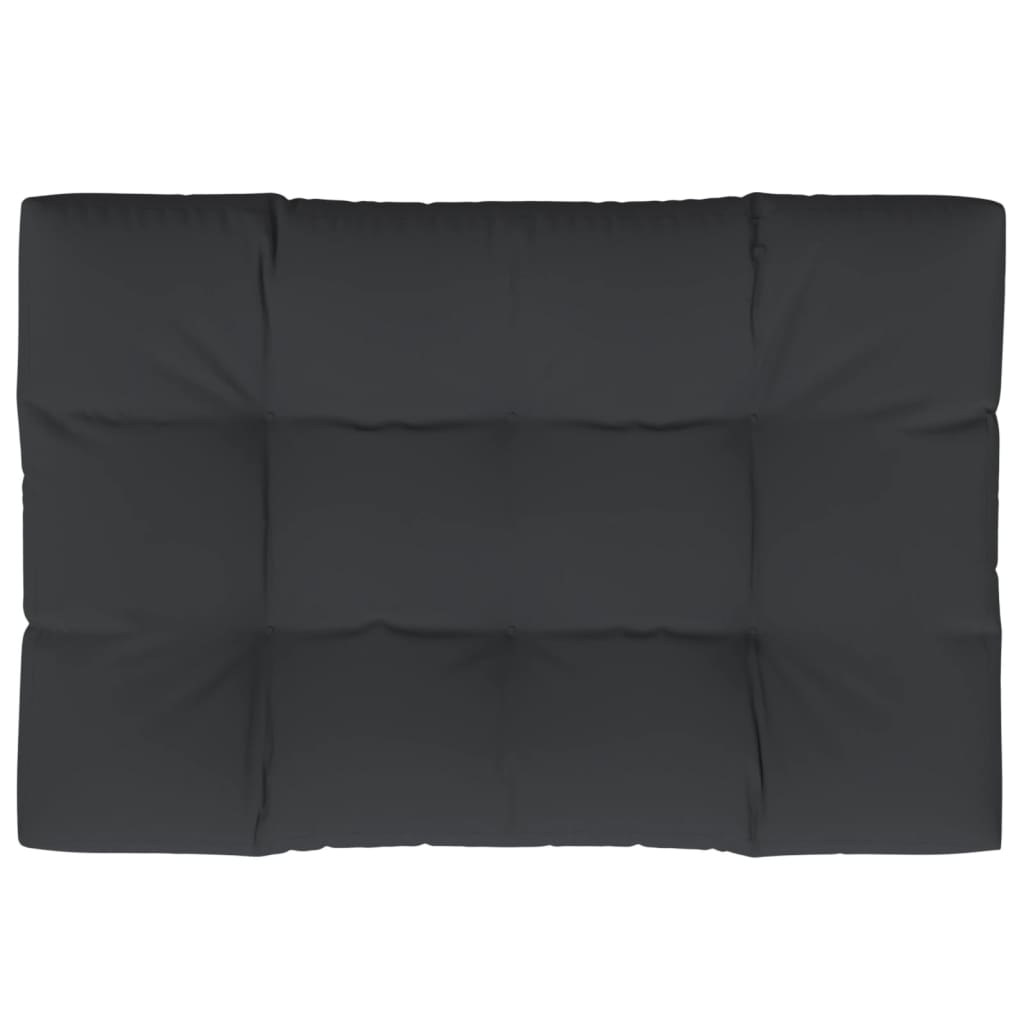 foto del prodotto cuscino per seduta da giardino nero 120x80x10 cm in tessuto cod mxl 68316