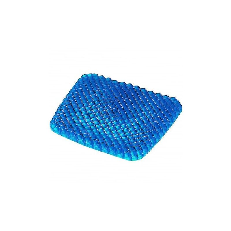 foto del prodotto cuscino per seduta in gel, cuscino antiscivolo, traspirante, sollievo dalle piaghe da decubito