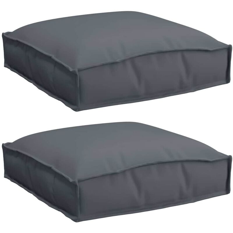 foto del prodotto cuscino per seduta pallet 2 pcs antracite 40 x 40 x 8 cm vidaxl