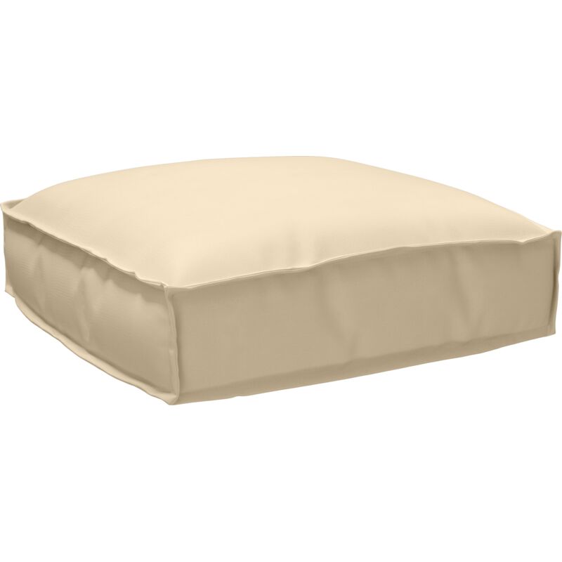 foto del prodotto cuscino per seduta pallet beige 50 x 50 x 12 cm tessuto oxford vidaxl