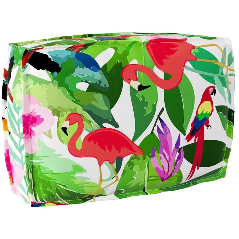 foto del prodotto cuscino per seduta pallet floral multicolore 60 x 40 x 12 cm vidaxl