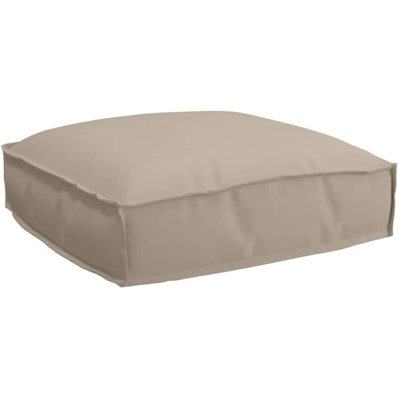 foto del prodotto cuscino per seduta tortora 50x50x12 cm in tessuto oxford vidaxl