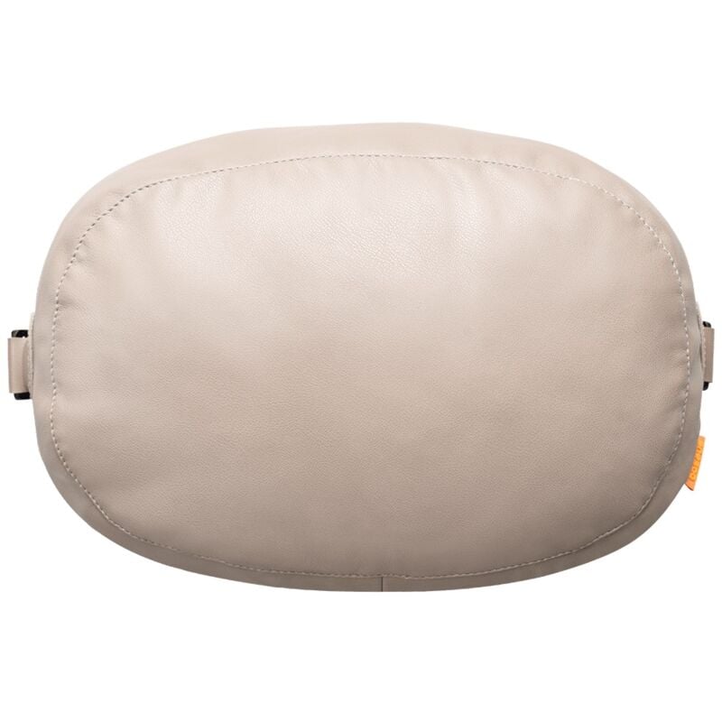foto del prodotto cuscino poggiatesta per auto con 2 materiali della serie comfortride, beige