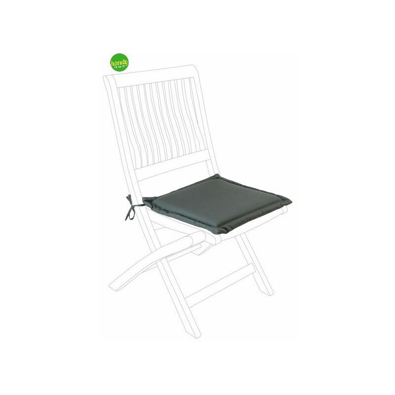 foto del prodotto cuscino poly 180 bizzotto antracite seduta quadrata
