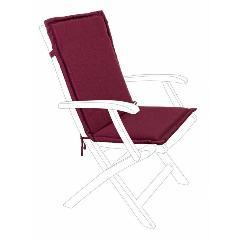 foto del prodotto cuscino poly180 bordeaux schienale medio in tessuto per esterno