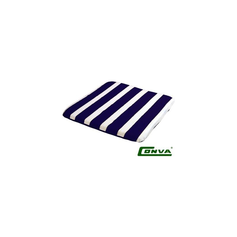foto del prodotto cuscino quadrato beach blu bianco 38x42x1,5 cm 4 unit 
