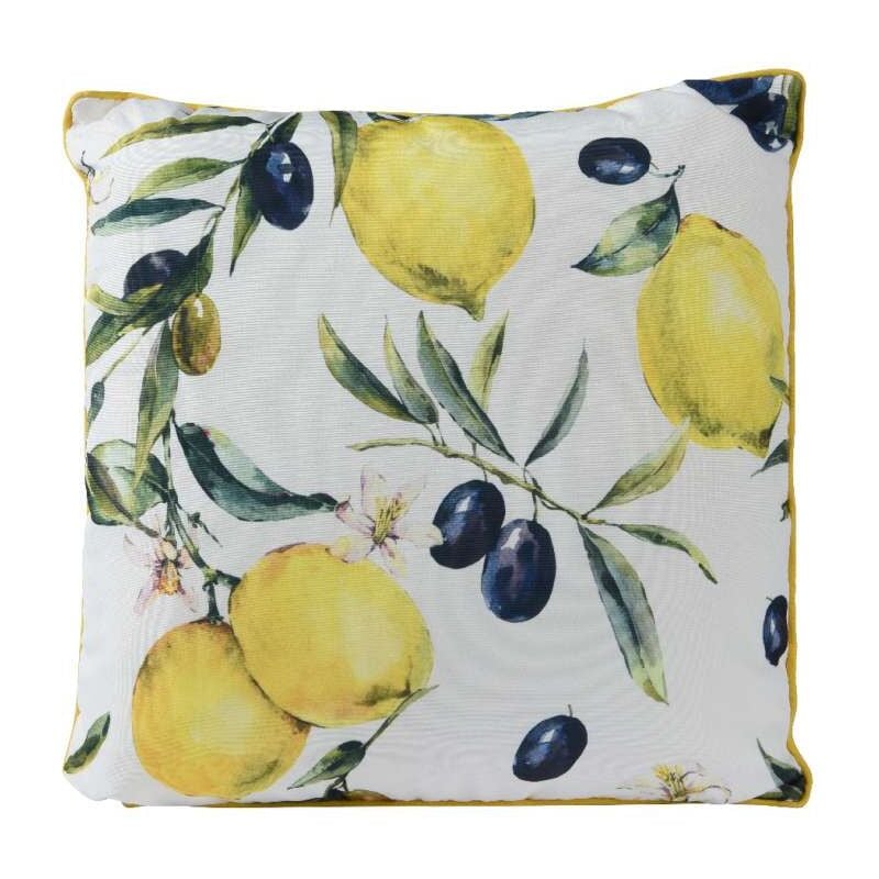 foto del prodotto cuscino quadrato da esterno lemon