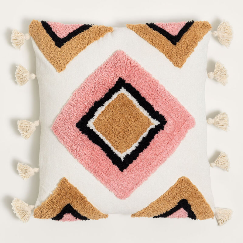 foto del prodotto cuscino quadrato in cotone 45x45 cm nikos sklum