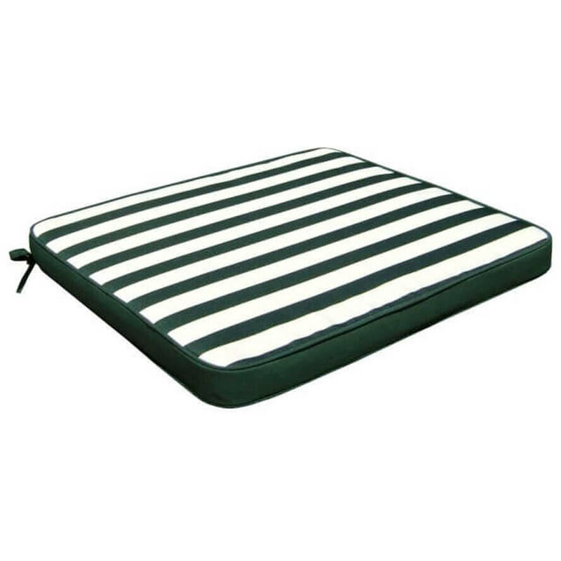 foto del prodotto cuscino quadrato in poliestere impermeabile e sfoderabile 40x40 cm per sedia darkolivegreen