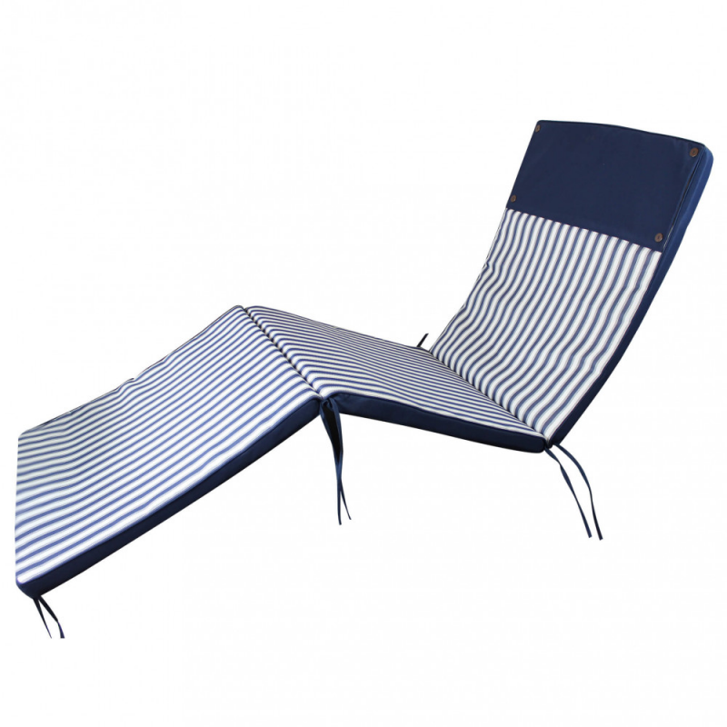 foto del prodotto cuscino real lettino riga blu