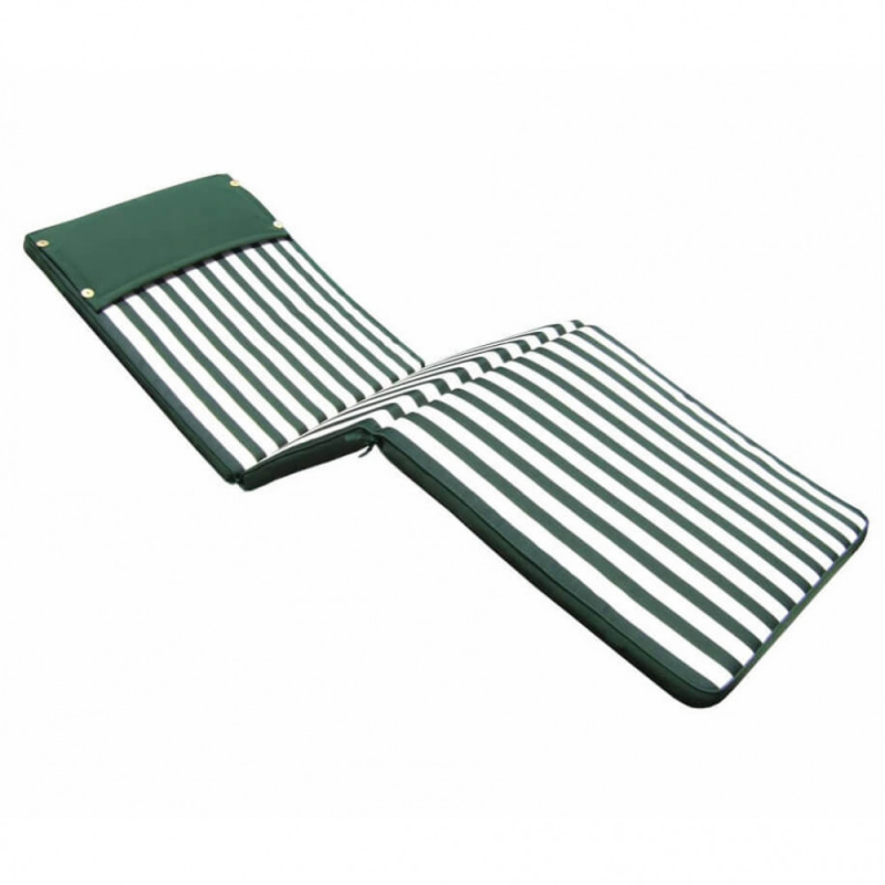 foto del prodotto cuscino real lettino riga verde