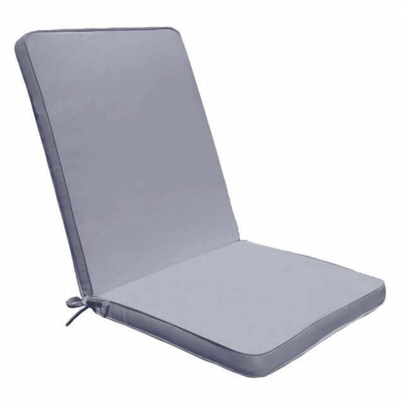 foto del prodotto cuscino real medio 90x40x4 cm in poliestere grigio