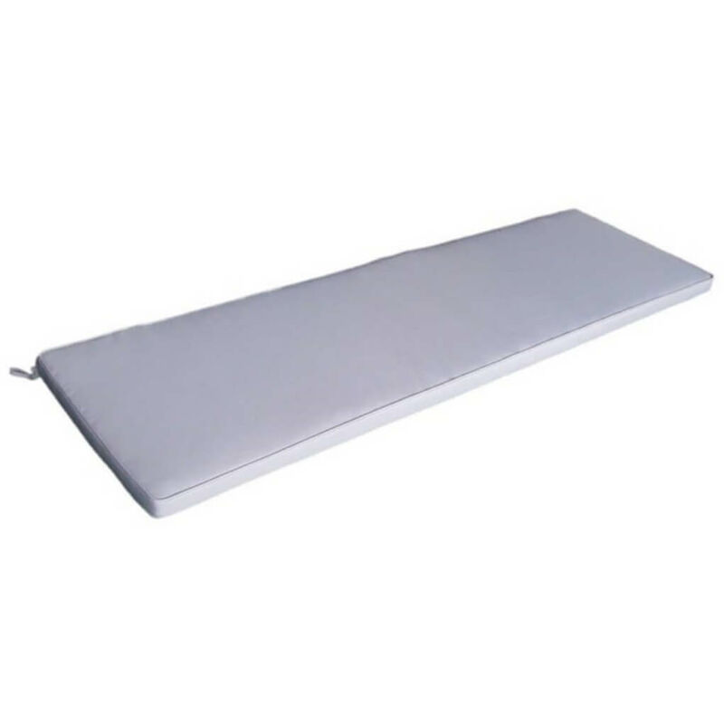 foto del prodotto cuscino rettangolare in poliestere sfoderabile idrorepellente 110x45 cm grey