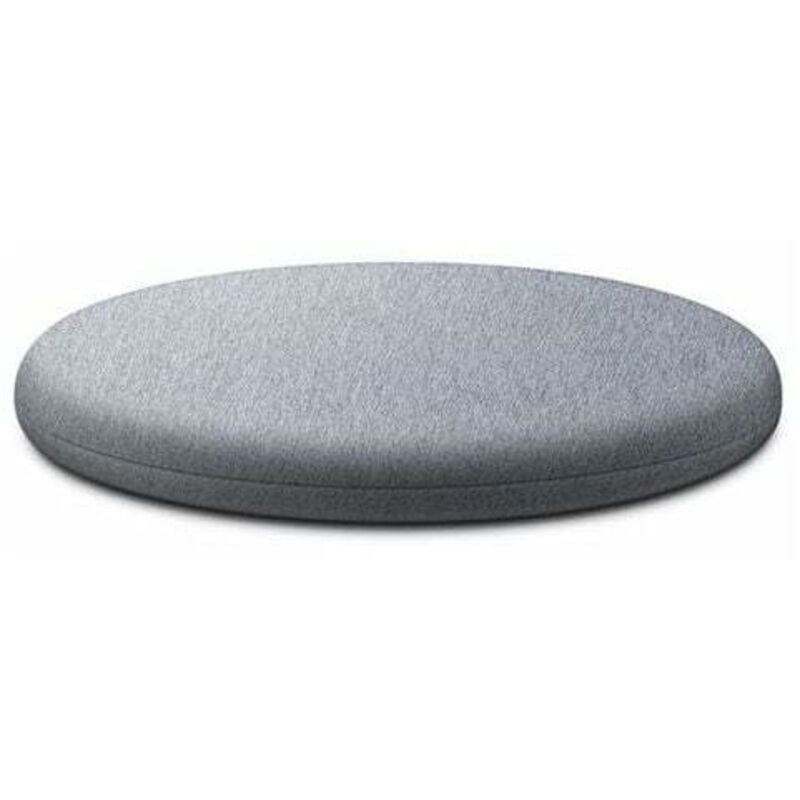 foto del prodotto cuscino rotondo in memory foam, comodo e traspirante, lavabile, per camera da letto grigio chiaro 30 cm sollbry