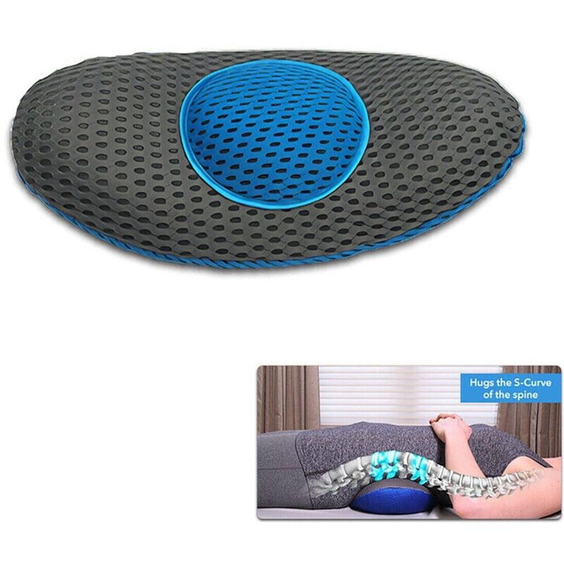 foto del prodotto cuscino schiena supporto lombare memory foam ortopedico ginocchia lavabile
