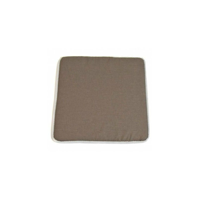 foto del prodotto cuscino sedia action tortora imbottito 38x38xh2 cm casa giardino tan