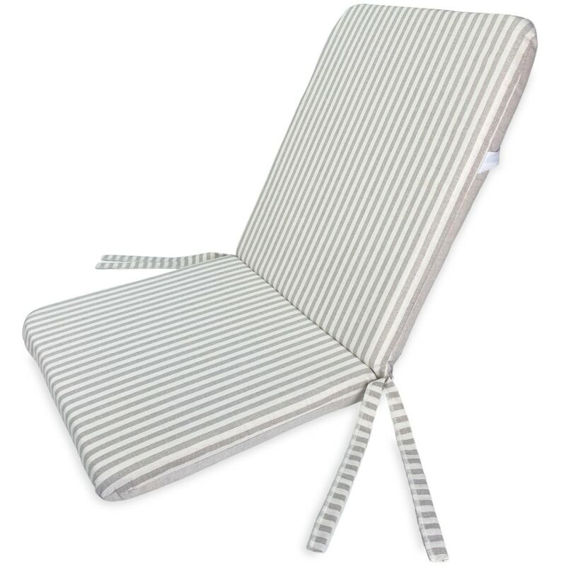 foto del prodotto cuscino sedia alto per poltrone sdraio sfoderabile cm. 45x115x5 da esterno qualita extra