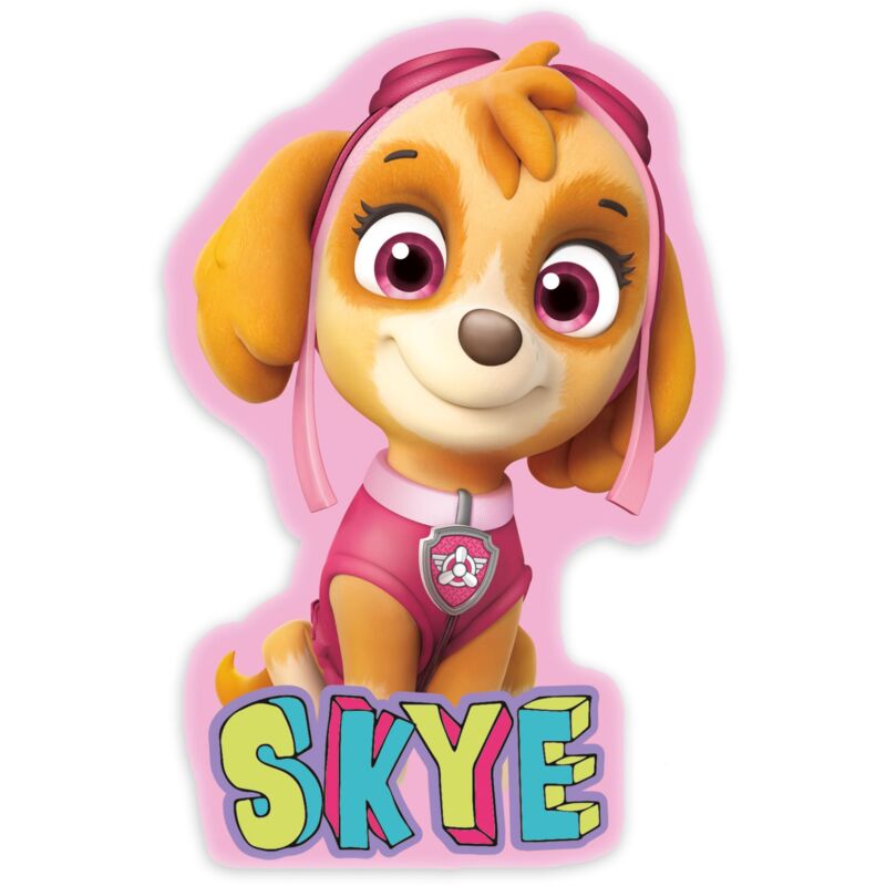 foto del prodotto cuscino skye della paw patrol, ca. 33 x 24 x 5 cm, poliestere, cuscino sagomato herding