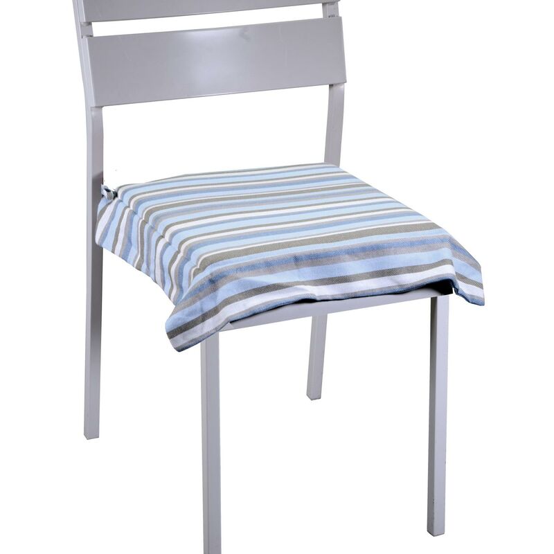foto del prodotto cuscino stripe avio tinto in filo cm40x40h4