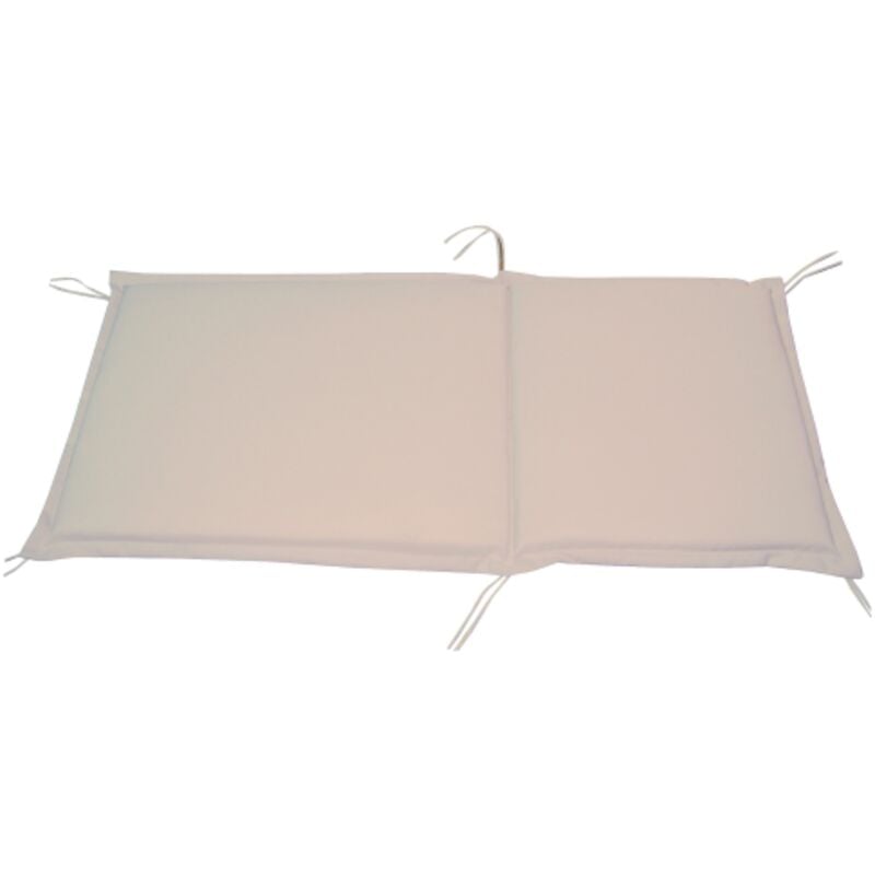foto del prodotto cuscino summer poltrona sedia schienale medio cm 94 38 56 x41x5 ecru da giardino esterno