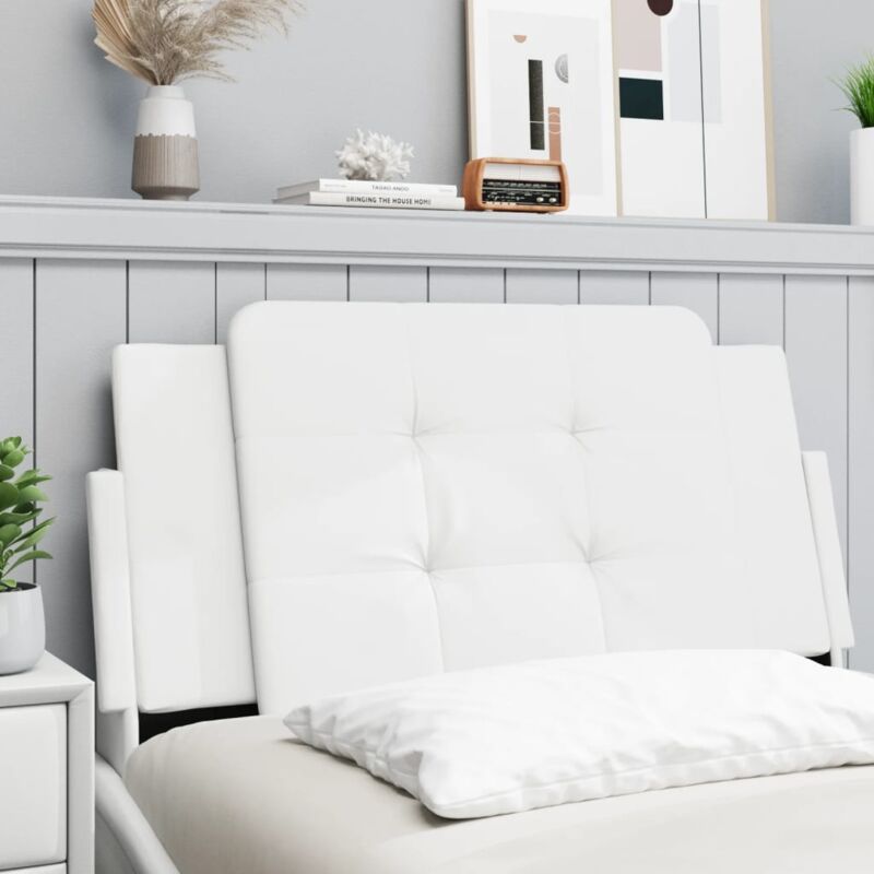 foto del prodotto cuscino testiera bianco 100 cm in similpelle vidaxl