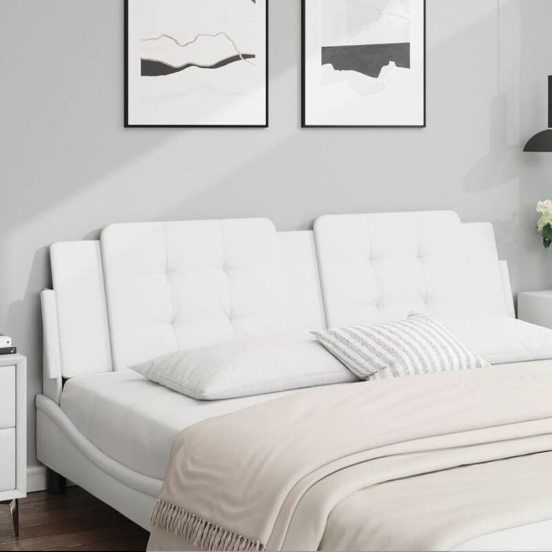 foto del prodotto cuscino testiera bianco 180 cm in similpelle vidaxl