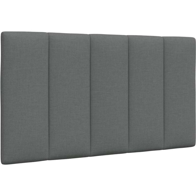 immagine 0 del prodotto cuscino testiera grigio scuro 80 cm in tessuto vidaxl