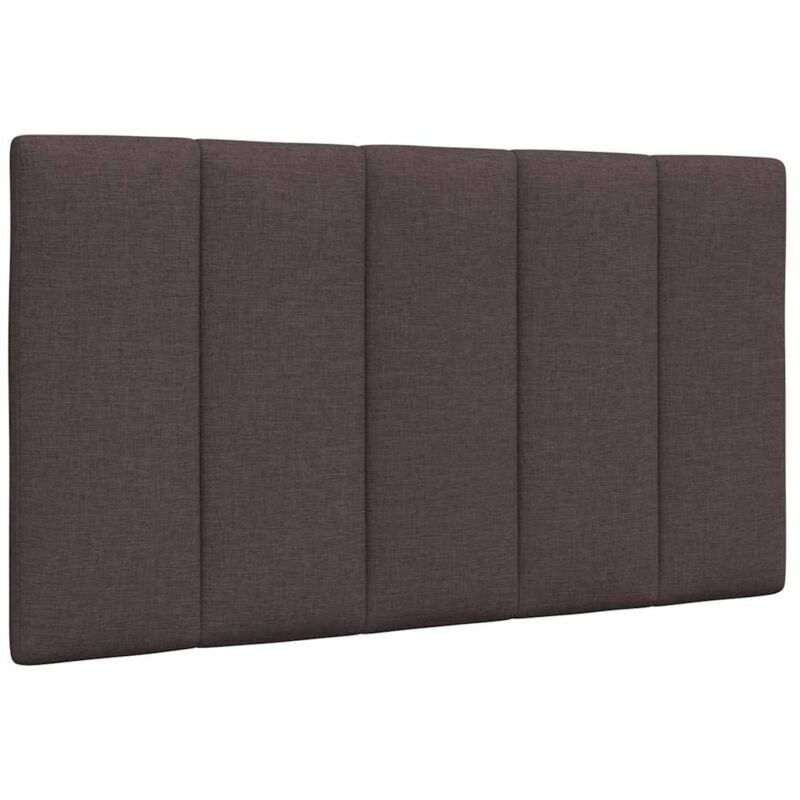 foto del prodotto cuscino testiera marrone scuro 80 cm in tessuto vidaxl