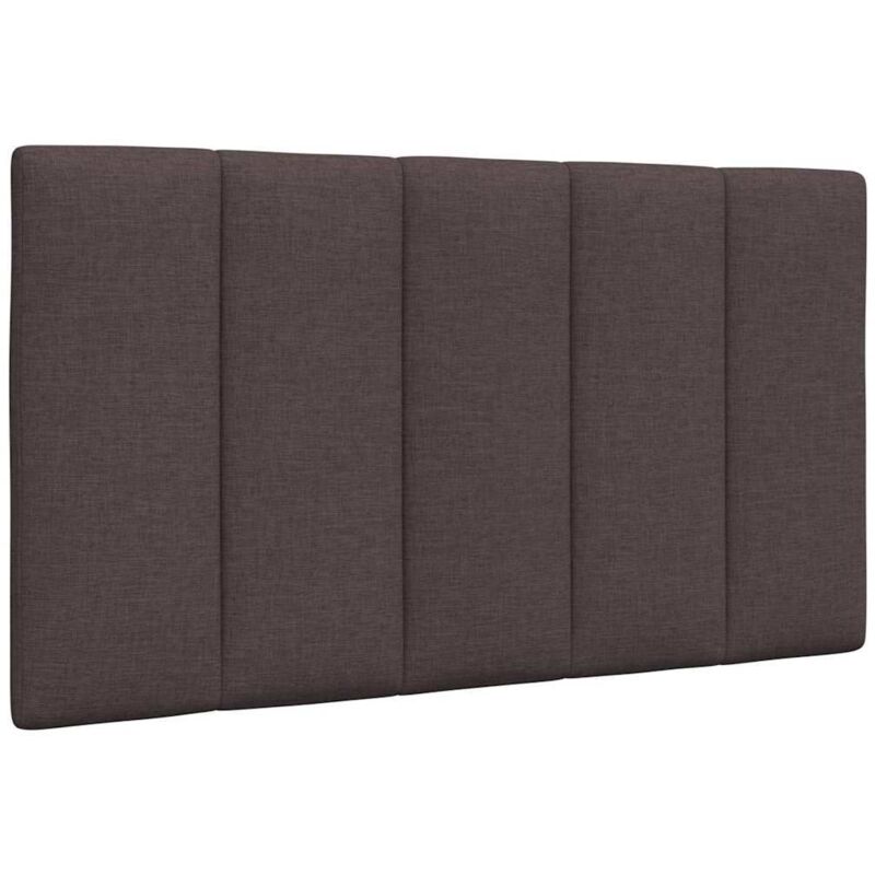 foto del prodotto cuscino testiera marrone scuro 90 cm in tessuto - vidaxl