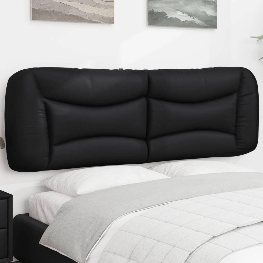 foto del prodotto cuscino testiera nero 160 cm in similpellecod mxl 111698
