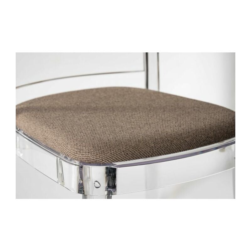 foto del prodotto cuscino trevira canvas per sedia lucienne colore cuscino talpa