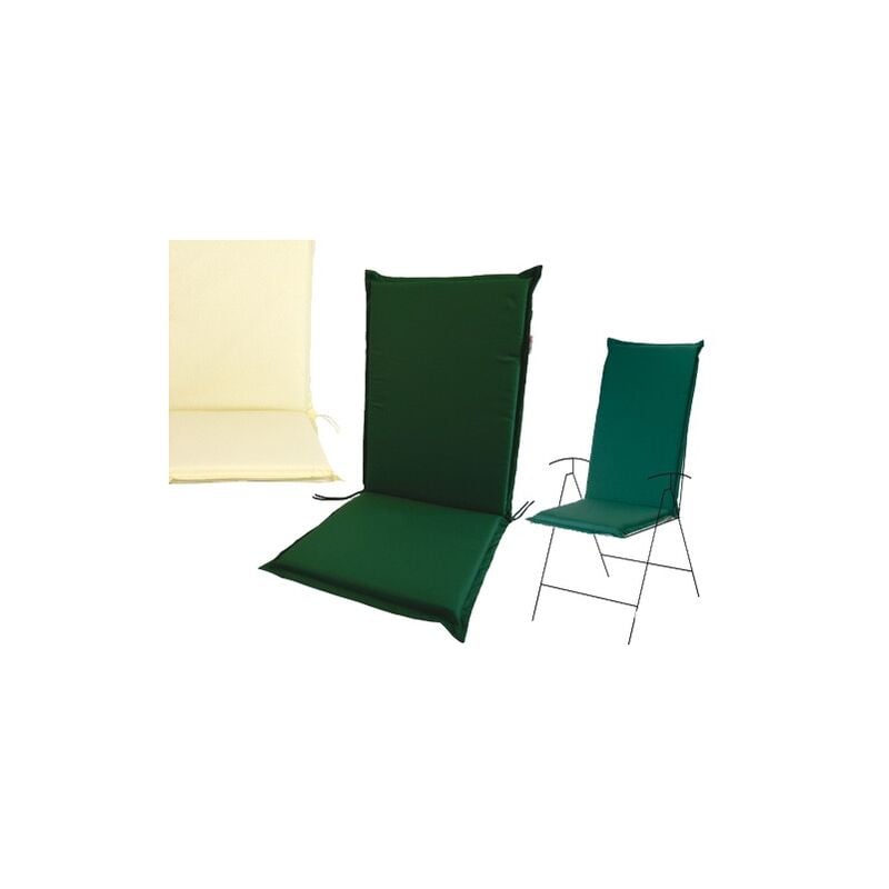 foto del prodotto cuscino zippo verde schienale alto 115x48xh6 cm