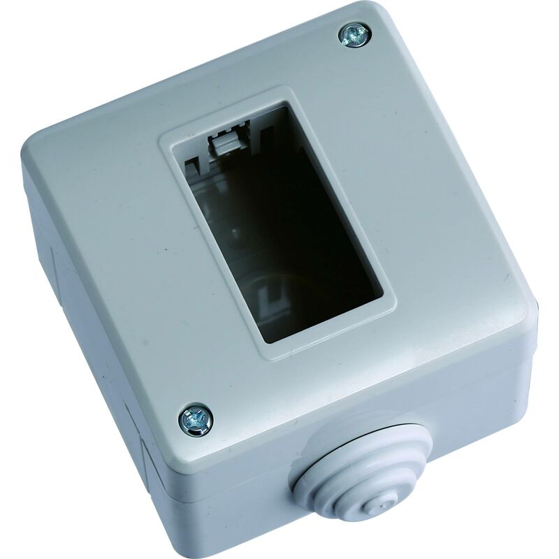 foto del prodotto custodia 1p scatola portafrutti da esterno ip40 serie solar compatibile matix