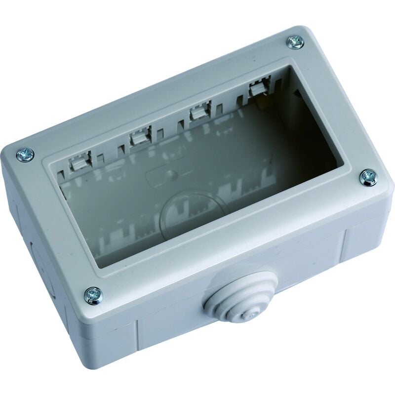 foto del prodotto custodia 4p scatola portafrutti da esterno ip40 serie solar compatibile matix