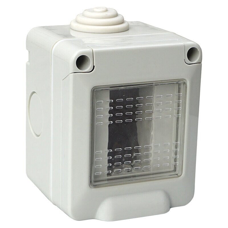 foto del prodotto custodia con coperchio 1 posto 1p cassetta ip55 compatibile con vimar plana ev2601 ettroit