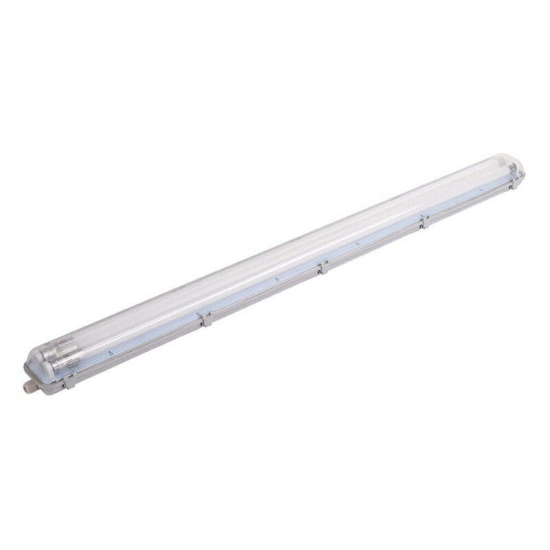 foto del prodotto custodia con doppi tubi led t8 2x18w 3200lm 2x36w 1200mm impermeabile ip65 day white 6000k