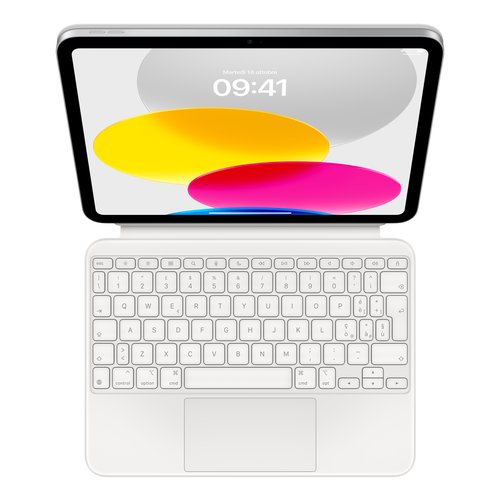 foto del prodotto custodia con tastiera apple mqdp3t a magic keyboard folio ipad decima